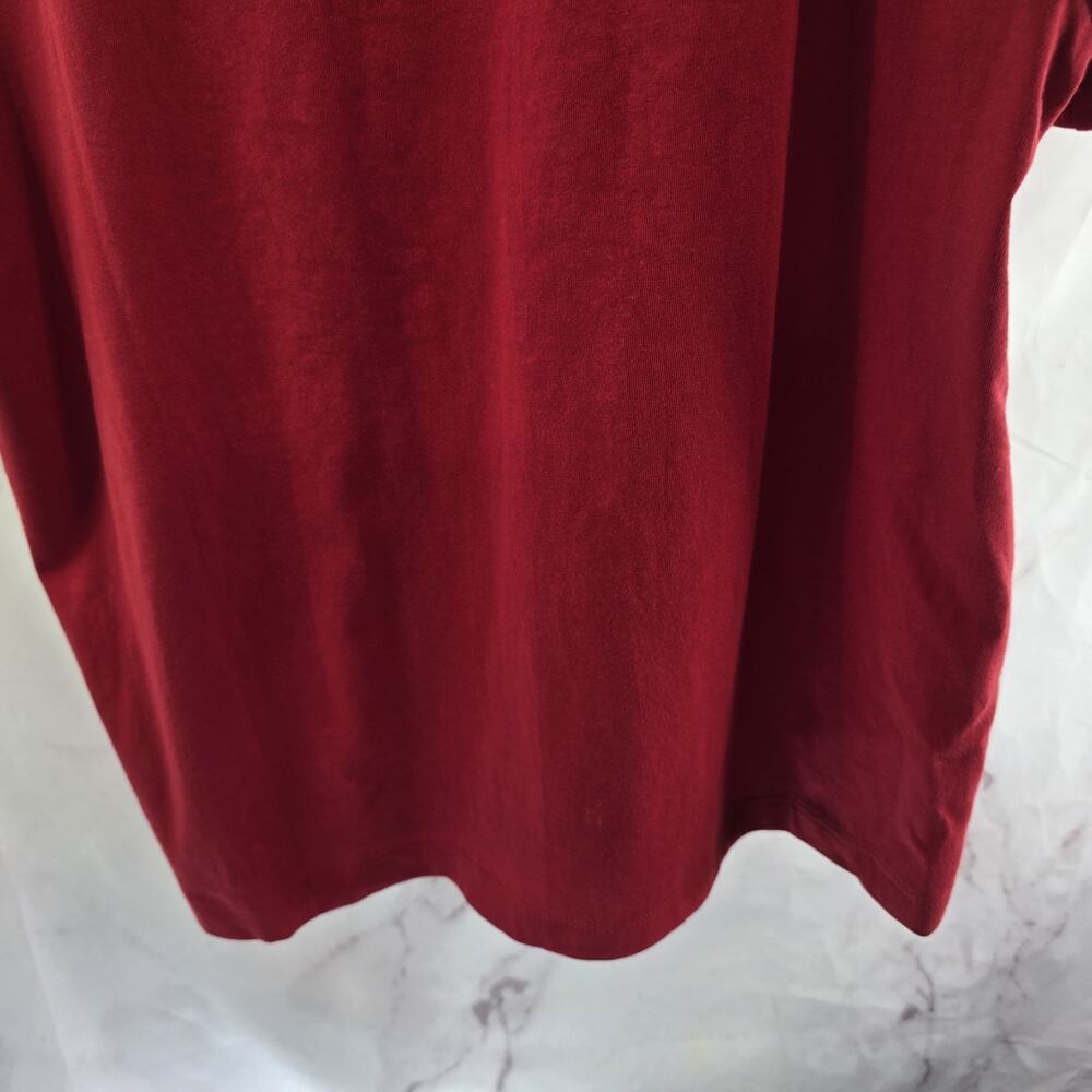Everlane T Shirt Womens Large Red Crewneck Box Cut Tee Organic Cotton Short - Picture 7 of 10